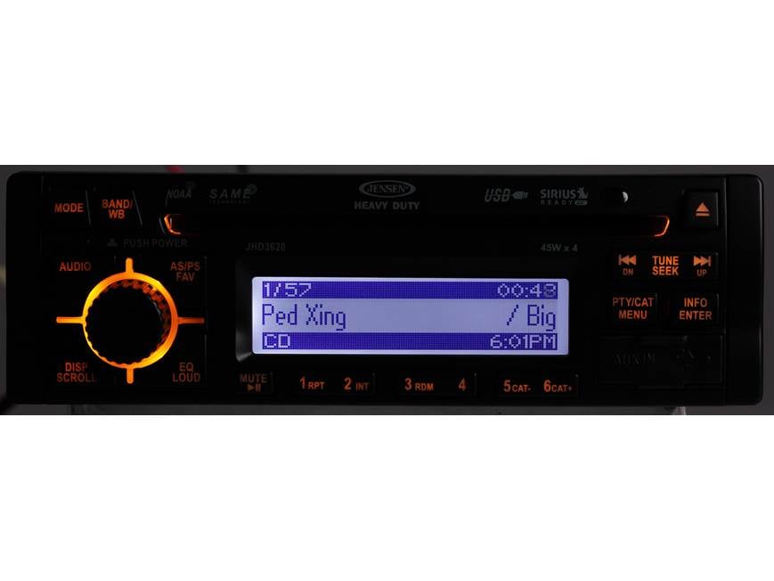 Jensen Heavy Duty JHD3620 CD receiver at Crutchfield