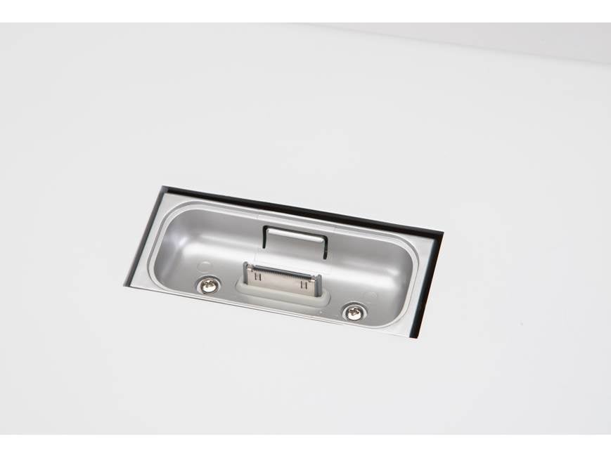 Geneva Sound System Model S (White) Clock Radio with dock for iPod