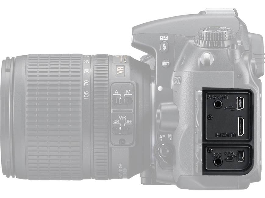 Nikon D7000 Kit 16.2-megapixel digital SLR camera with 18-105mm