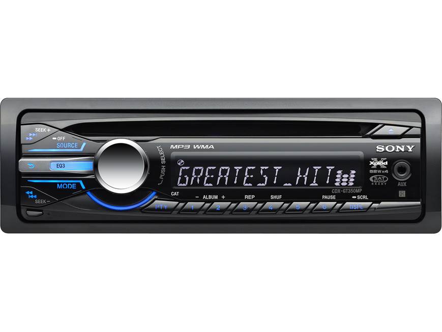 Sony Xplod CDX-GT350MP CD receiver at Crutchfield
