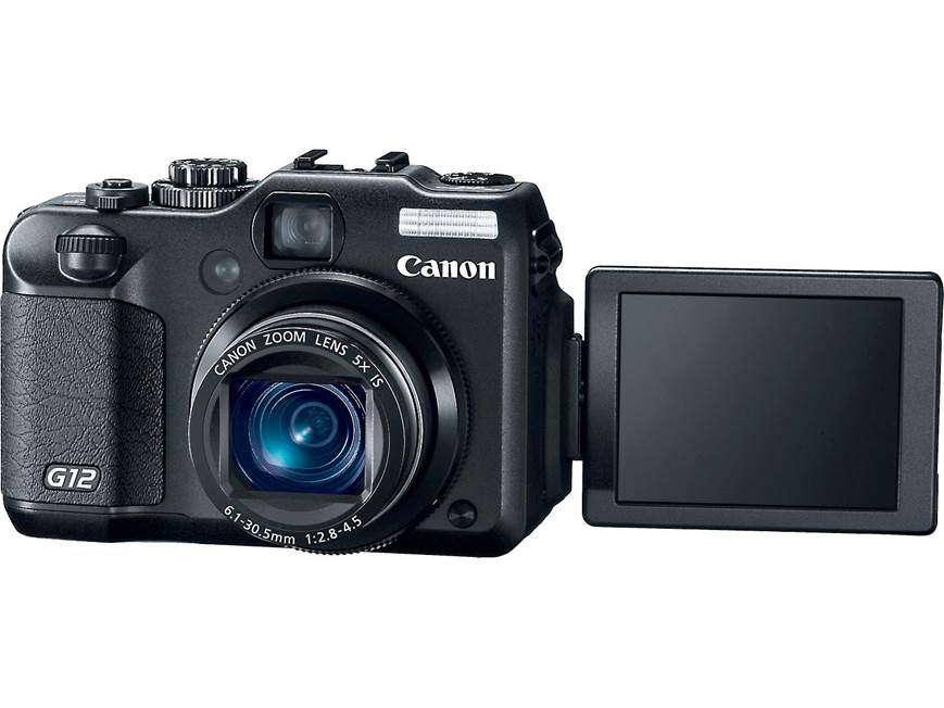 Canon PowerShot G12 10-megapixel digital camera with 5X optical