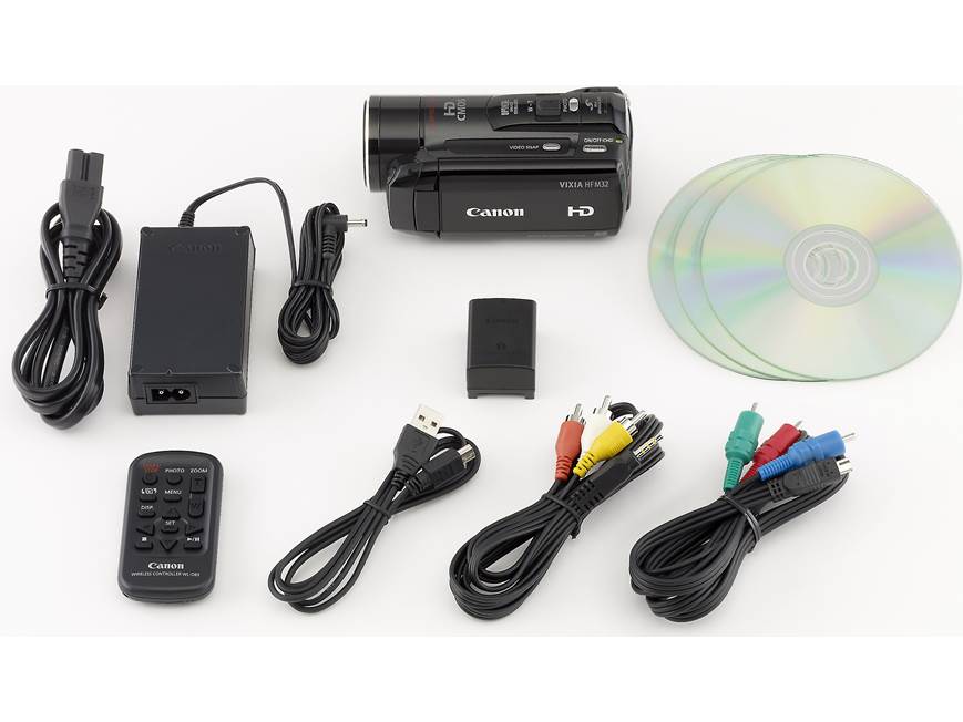 Canon VIXIA HF M32 HD camcorder with 64GB flash memory at Crutchfield