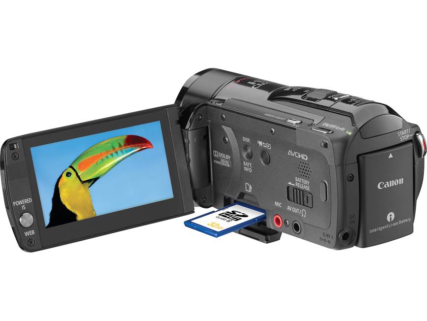 Canon VIXIA HF M32 HD camcorder with 64GB flash memory at Crutchfield