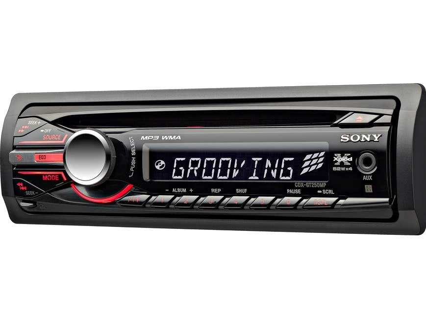 Sony Xplod CDX-GT250MP CD receiver at Crutchfield