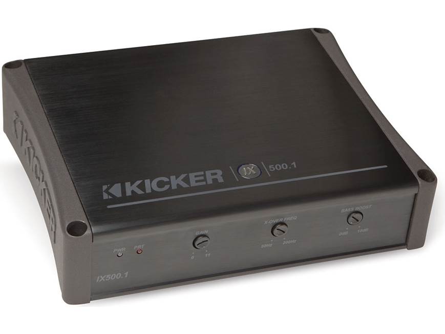 Kicker IX500.1 Mono subwoofer amplifier — 500 watts RMS x 1 at 2