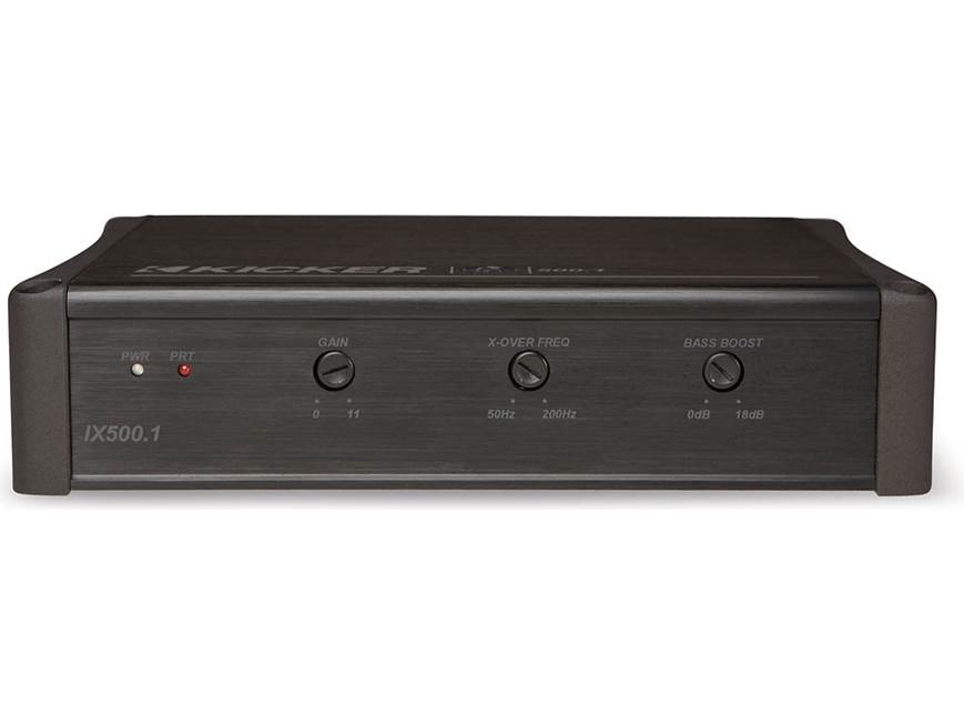 Kicker IX500.1 Mono subwoofer amplifier — 500 watts RMS x 1 at 2