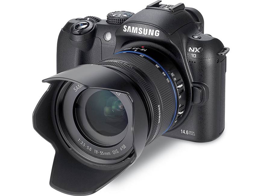 Samsung NX10 14.6-megapixel digital camera with 18-55mm lens at