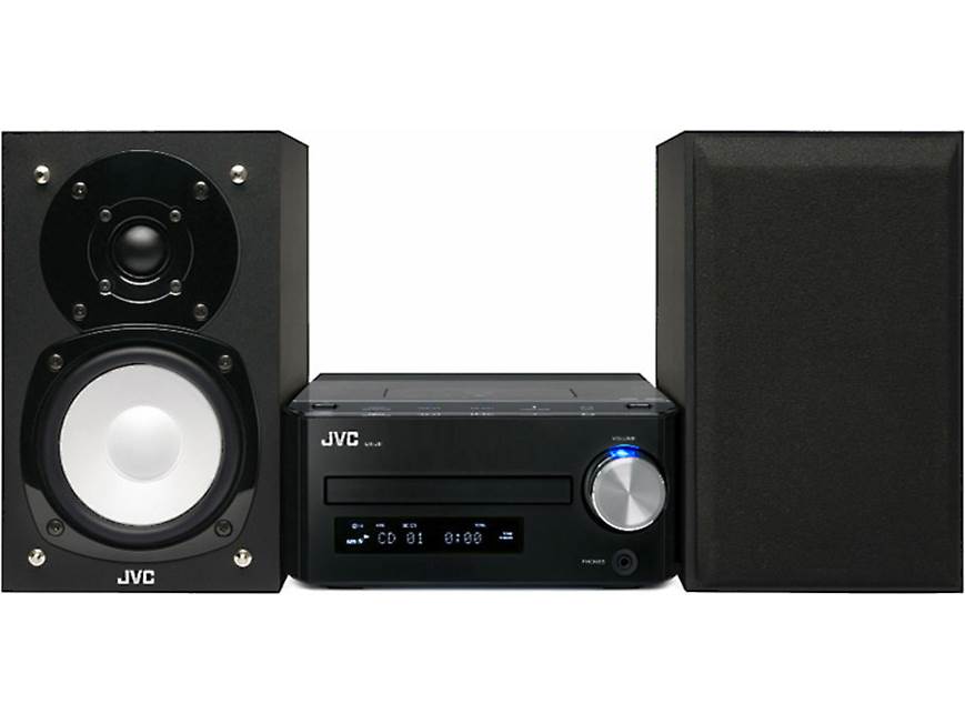 JVC UX-J51 AM/FM/CD micro audio system with built-in iPod® dock at
