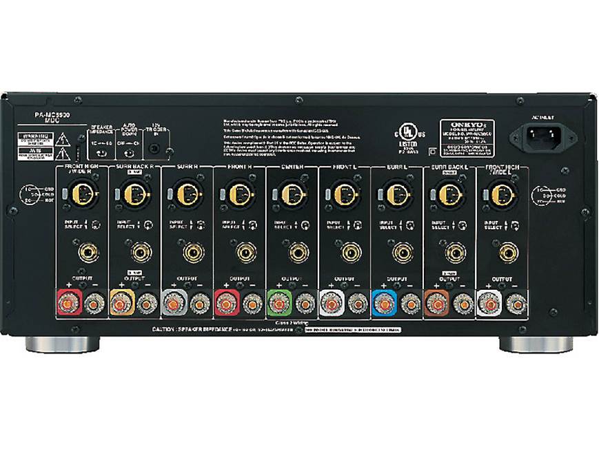 Onkyo PA-MC5500 9-channel power amplifier at Crutchfield