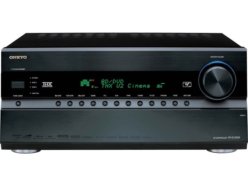 Onkyo PR-SC5508 Home theater preamp/processor at Crutchfield