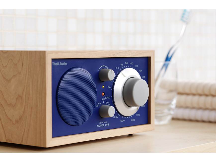 Tivoli Audio Model One (Cherry/Blue) AM/FM radio (Cherry/Blue) at