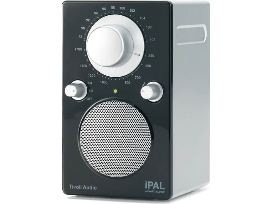 Tivoli Audio iPAL (White/Silver) AM/FM portable radio and powered