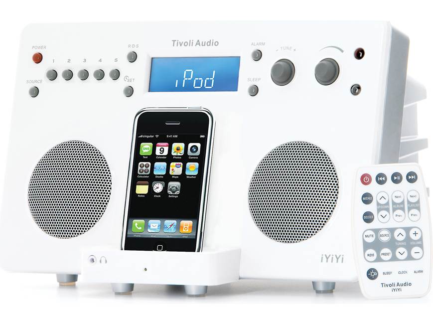 Tivoli Audio iYiYi™ Generation 2 (White/Silver) AM/FM clock radio