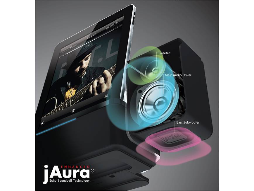 iLuv IMM747 Audio Cube Speaker system for iPad®/iPod®/iPhone® at