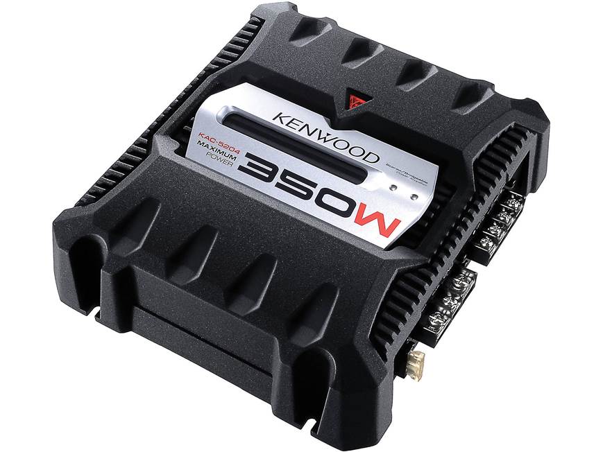 Kenwood KAC-5204 2-channel car amplifier — 60 watts RMS x 2 at