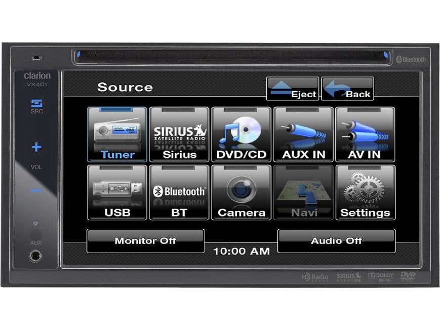 Clarion VX401 DVD receiver (New Stock) at Crutchfield
