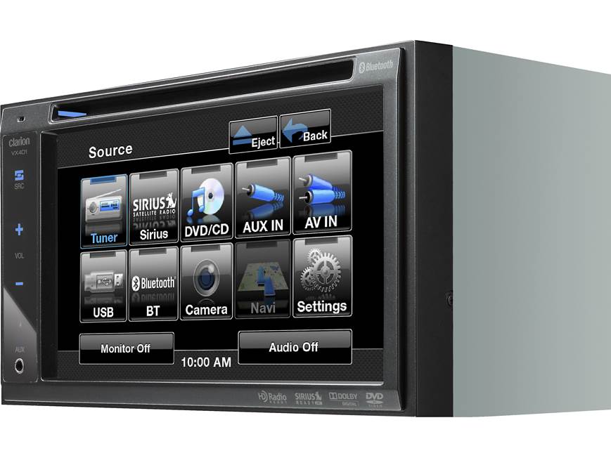 Clarion VX401 DVD receiver (New Stock) at Crutchfield