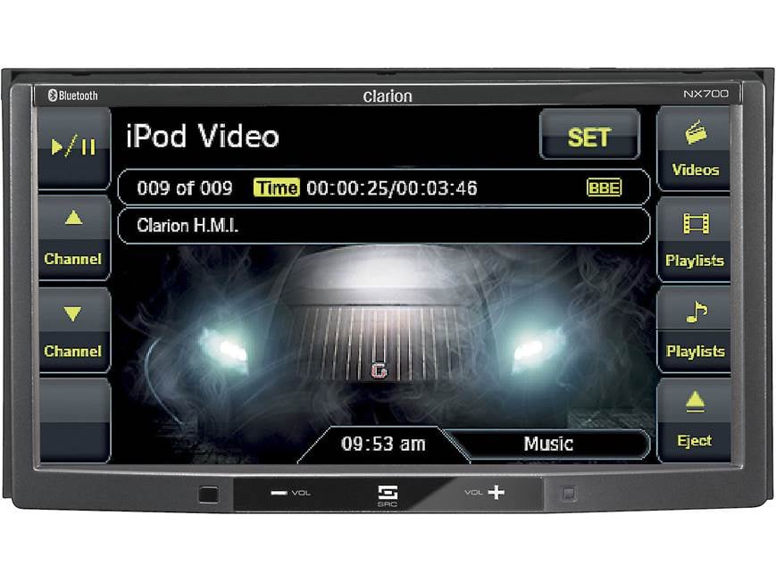 261 動作良好 Clarion NX716 Bluetooth 2018 Clarion NX700 Navigation receiver (Factory Refurbished) at Crutchfield