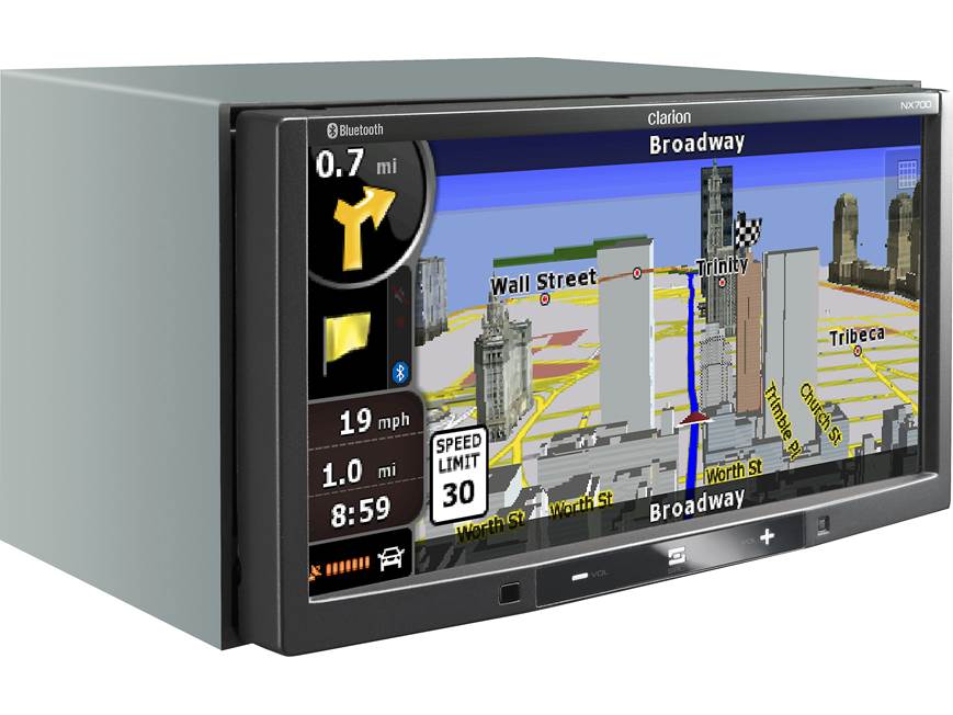 Clarion NX700 Navigation receiver (Factory Refurbished) at Crutchfield