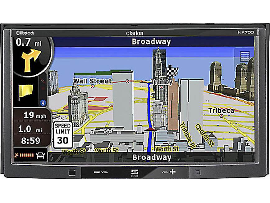 Clarion NX700 Navigation receiver (Factory Refurbished) at Crutchfield