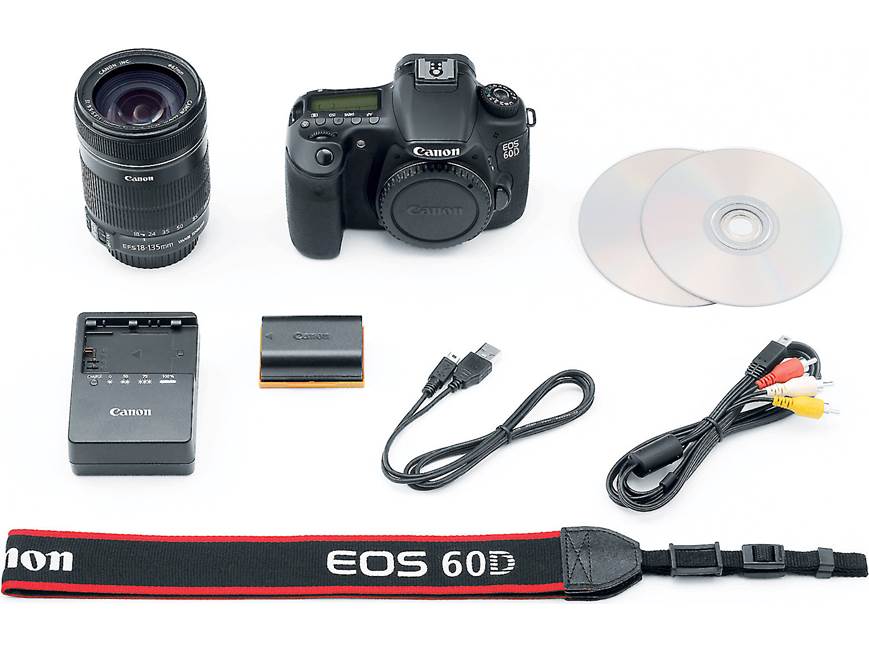 Canon EOS 60D Kit 18-megapixel digital SLR camera with 18-200mm