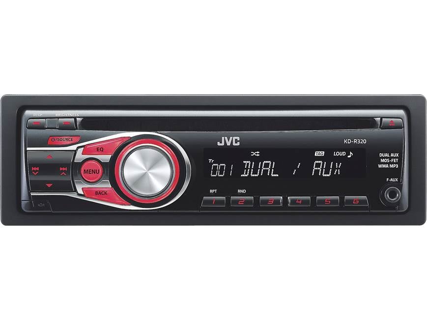 JVC KD-R320 CD receiver at Crutchfield