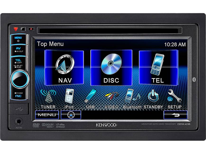 Kenwood DDX418 DVD receiver (New Stock) at Crutchfield