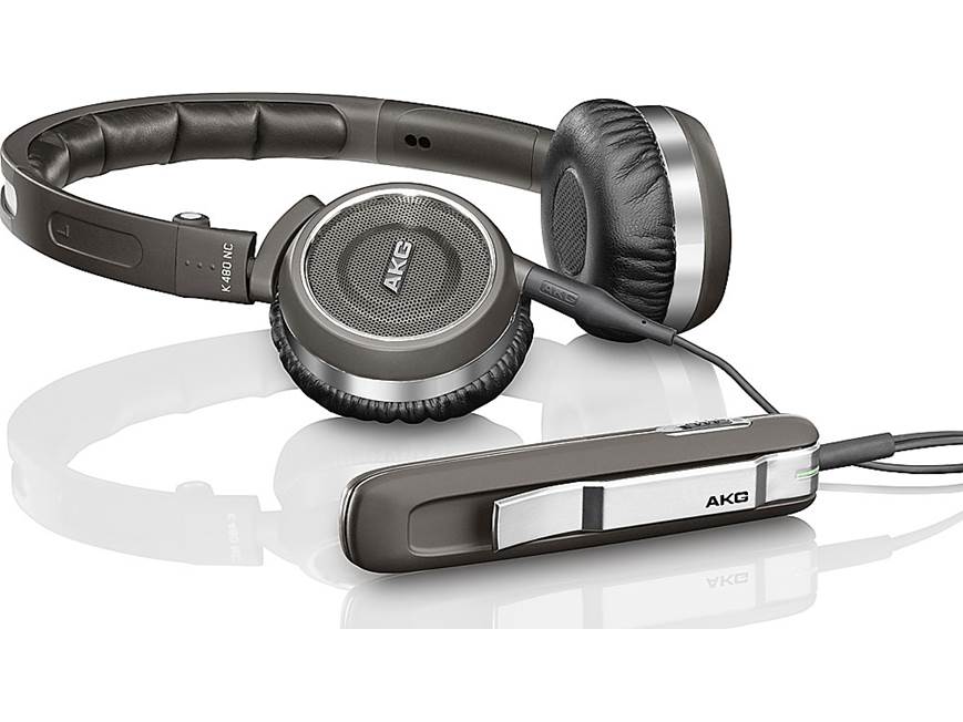 AKG K 480 NC Noise-canceling on-ear headphones at Crutchfield