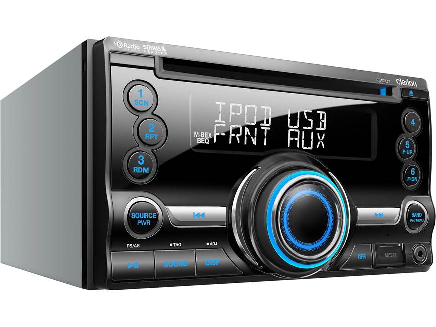 Clarion CX201 CD receiver at Crutchfield