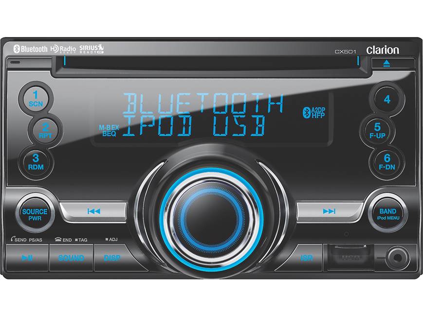Clarion CX501 CD receiver at Crutchfield