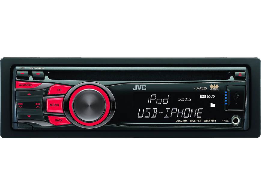 JVC Arsenal KD-A525 CD receiver at Crutchfield