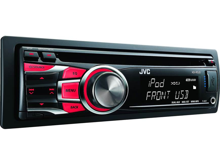 JVC KD-R520 CD receiver at Crutchfield