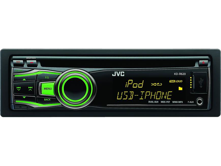 JVC KD-R620 CD receiver at Crutchfield