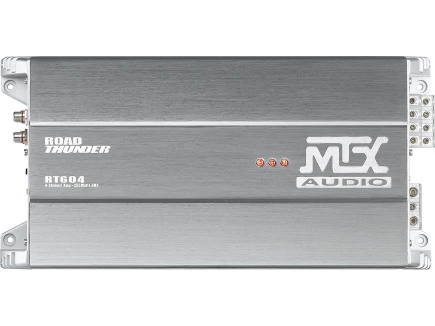 MTX Road Thunder RT604 4-channel car amplifier — 60 watts RMS x 4