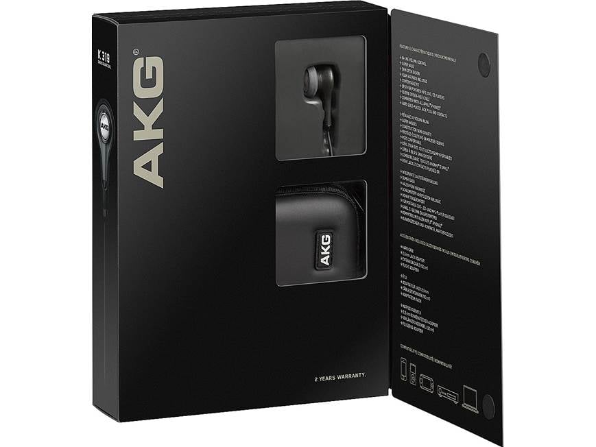 AKG K 319 Portable earbud headphones with in-line volume control