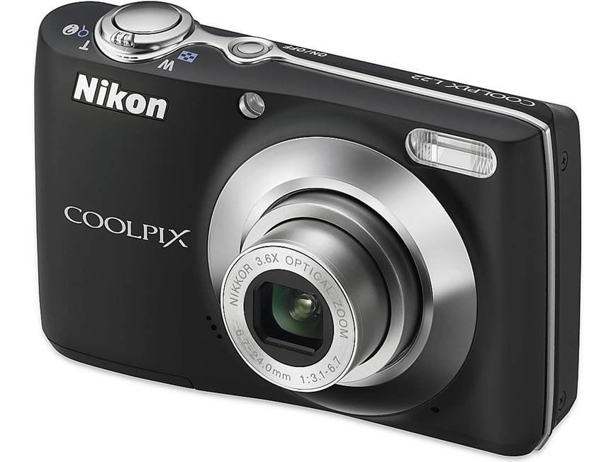 Nikon Coolpix L22 (Black) 12-megapixel digital camera with 3.6X