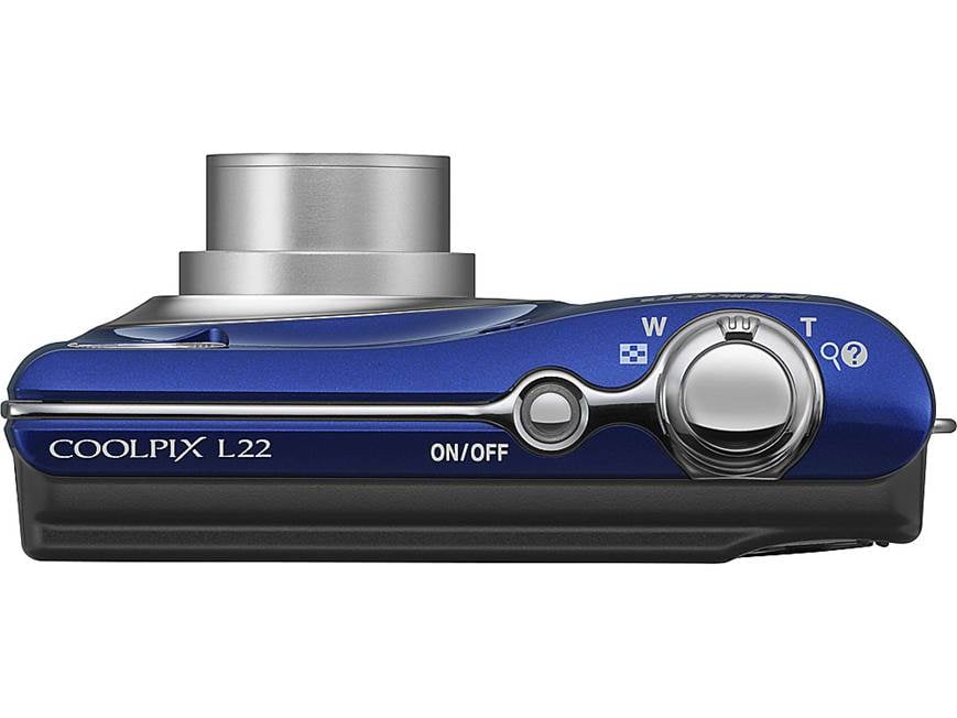 Nikon Coolpix L22 (Black) 12-megapixel digital camera with 3.6X