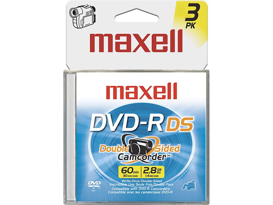 Maxell Mini DVD-R Double-sided discs for DVD camcorders (3-pack