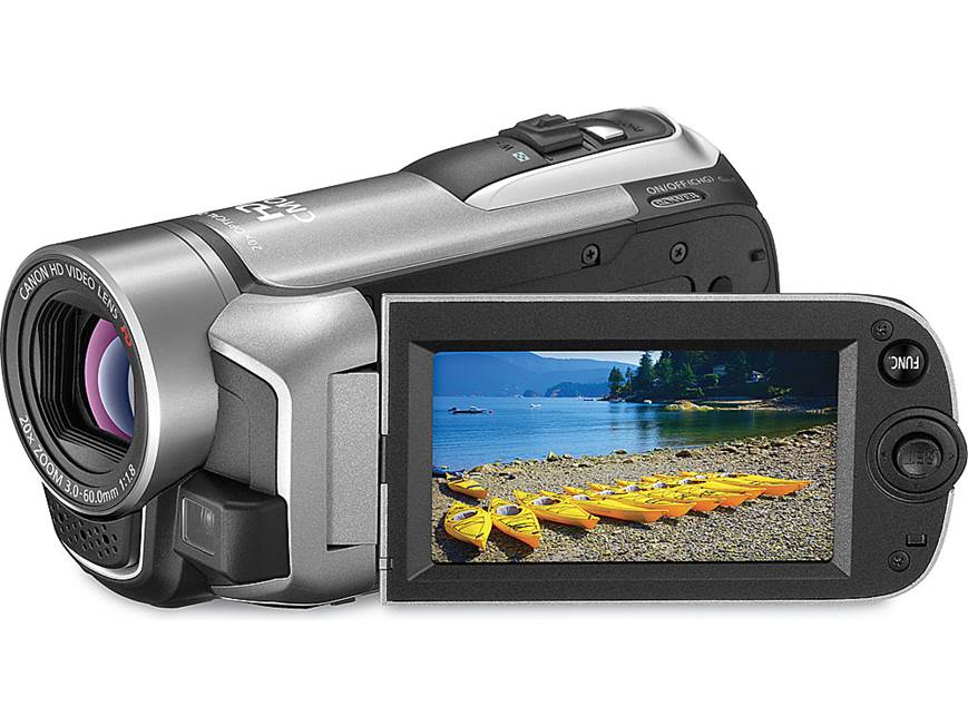 Canon VIXIA HF R10 (Silver) HD camcorder with 8GB flash memory