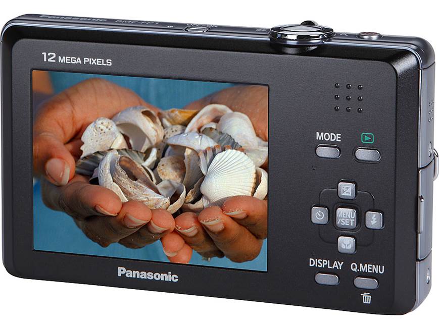 Panasonic Lumix DMC-FP1 (Black) 12.1-megapixel digital camera with