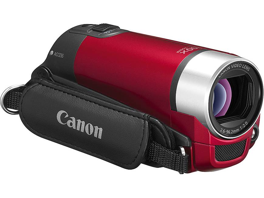 Canon FS300 (Red) Standard-definition camcorder (Red) at Crutchfield