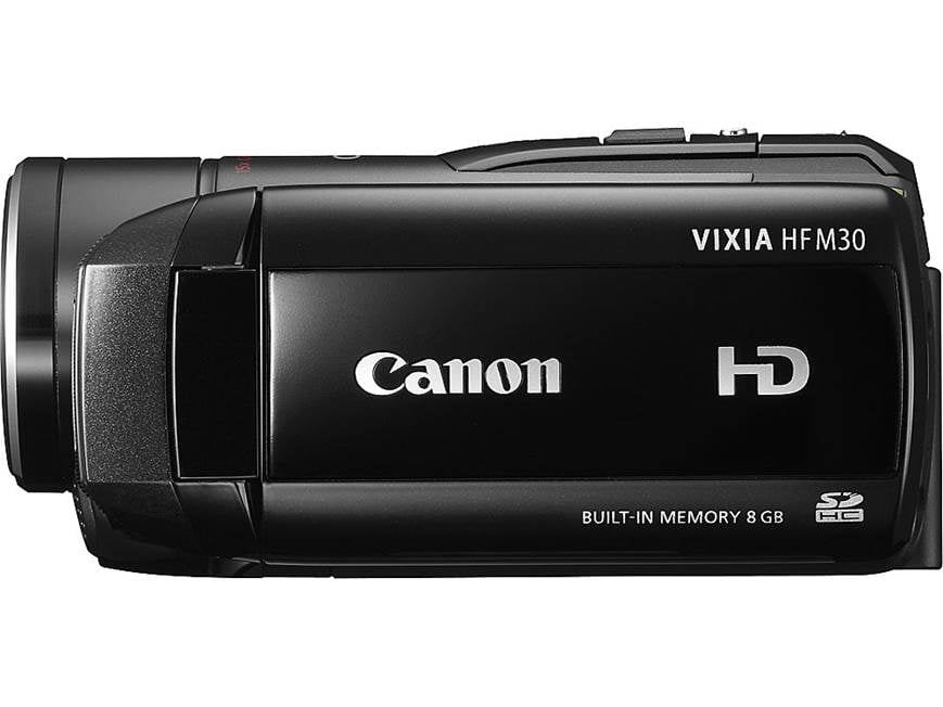 Canon VIXIA HF M30 HD camcorder with 8GB flash memory and 2-11/16