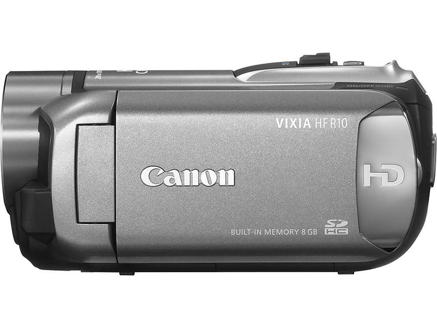 Canon VIXIA HF R10 (Silver) HD camcorder with 8GB flash memory