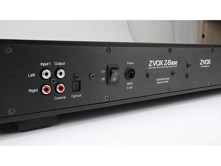 ZVOX Z-Base 550 HSD Powered single-speaker sound system and