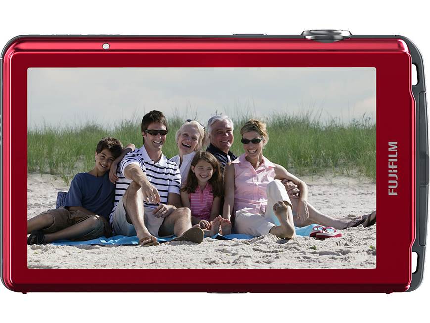 Fujifilm FinePix Z700EXR (Red) 12-megapixel digital camera with 5X