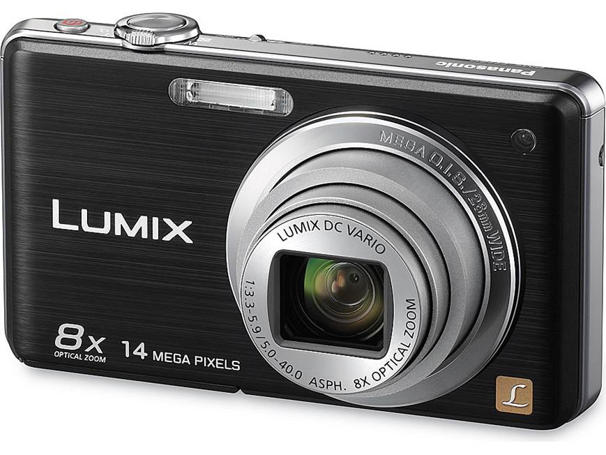 【動作品 付属品完備】Panasonic LUMIX DMC-FS20 ブラック Panasonic Lumix DMC-FH20 (Black) 14.1-megapixel digital camera