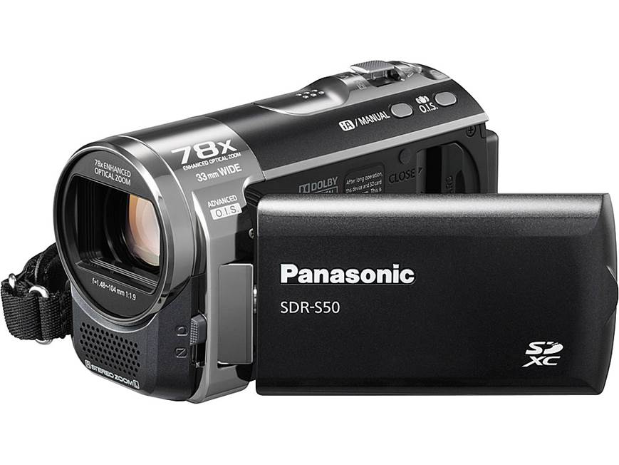 Panasonic SDR-S50 (Blue) Standard-definition camcorder with 78X