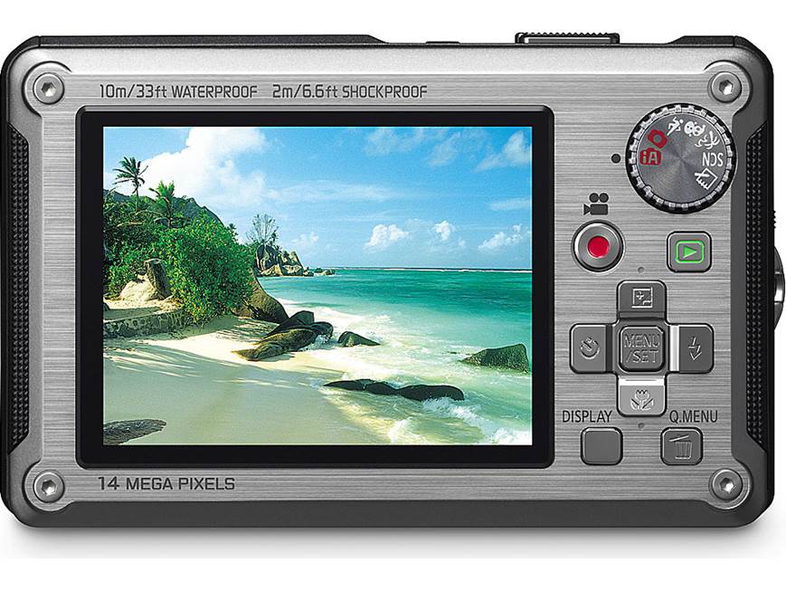 Panasonic Lumix DMC-TS2 (Silver) 14-megapixel waterproof and