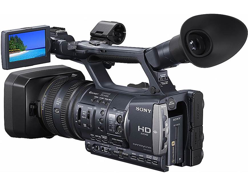 Sony HDR-AX2000 Handycam® Professional HD camcorder at Crutchfield