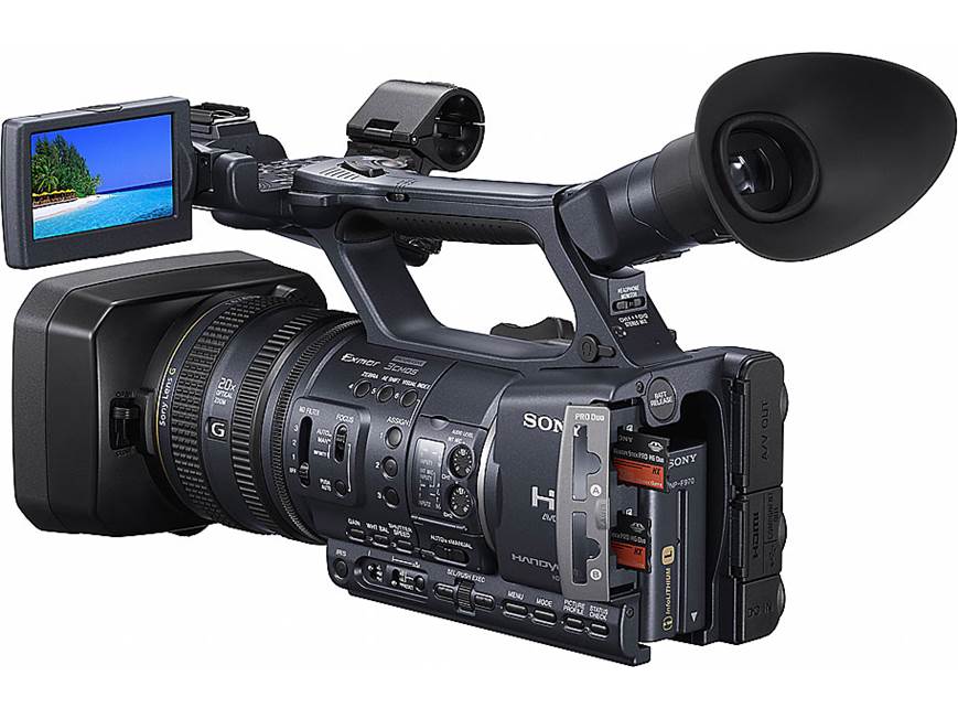【N】Sony Handycam HDR-AX2000ソニー　ビデオカメラ Sony HDR-AX2000 Handycam® Professional HD camcorder at Crutchfield